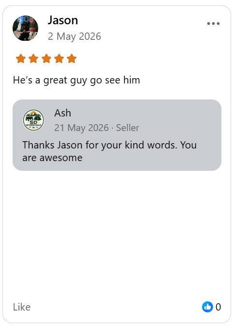 Five-star Facebook Marketplace review from Jason for SD Outdoor Deals