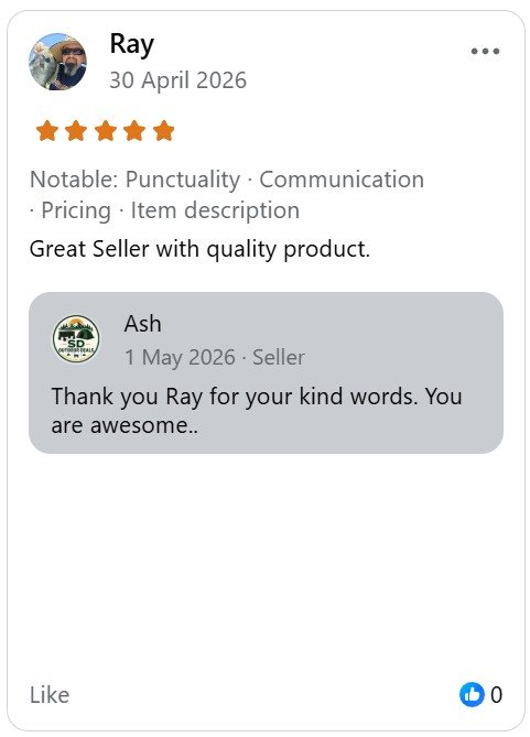 Five-star Facebook Marketplace review from Ray for SD Outdoor Deals
