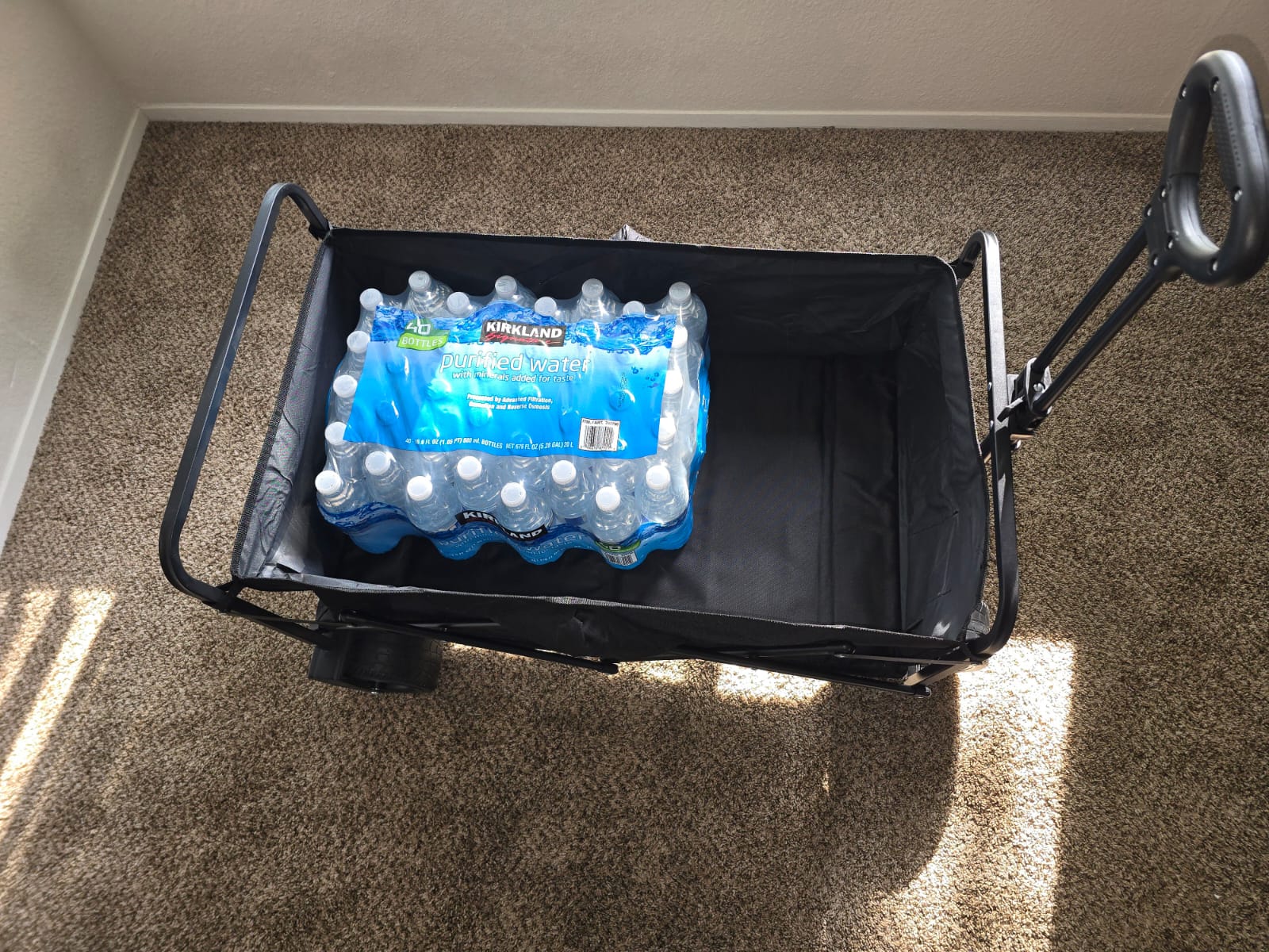 *New* Large Wagon cart | 300lb weight capacity | Big Beach Friendly Wheels | Color - Black