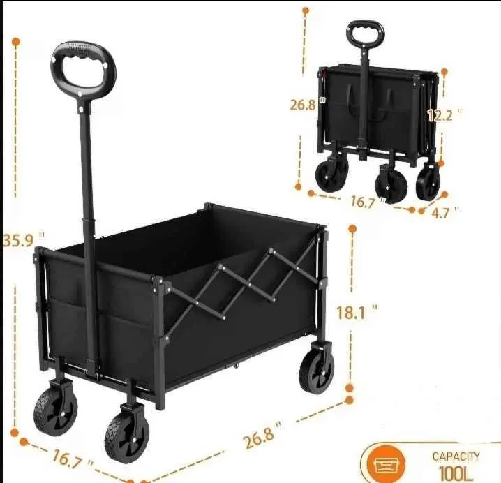 Brand new wagon - compact 200 lbs color - Midnight Black