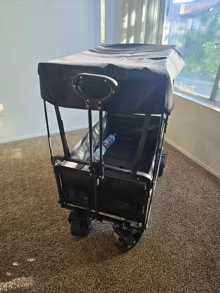 *Brand New* Large Black Wagon with Canopy | 250lb