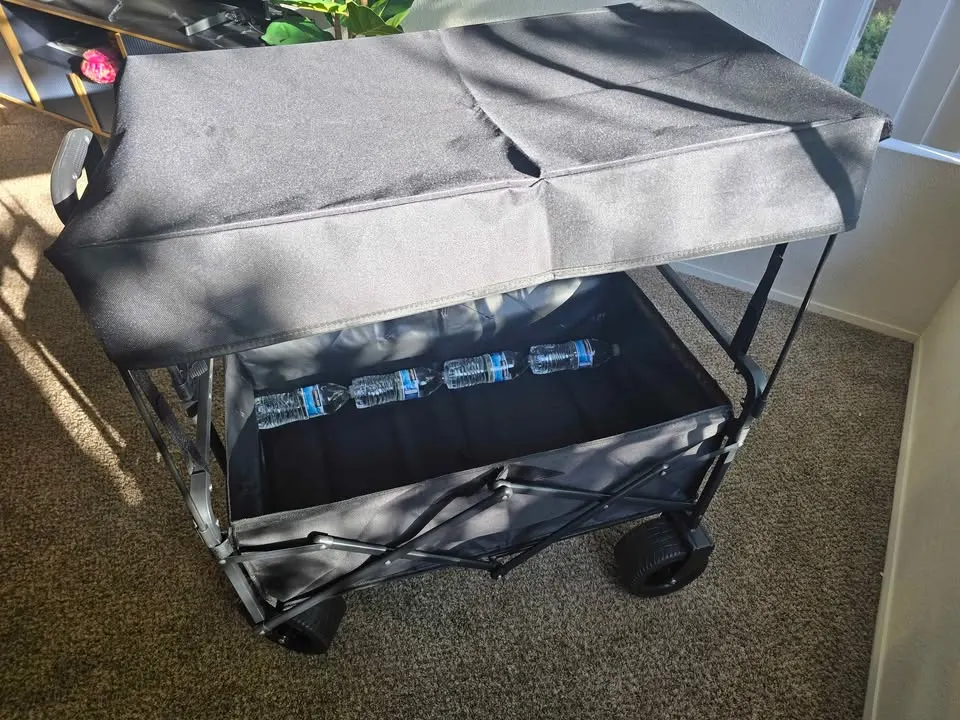 *Brand New* Large Black Wagon with Canopy | 250lb